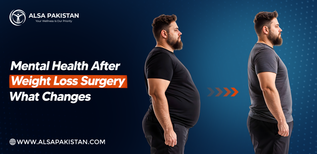 Mental health after weight loss surgery